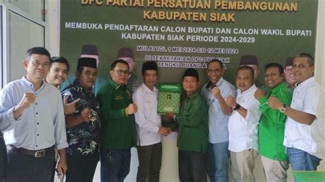 Alfedri Husni Kompak Menuju Pilkada Siak Ambil Formulir Balon