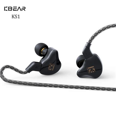 KBEAR KS1 Dual Magnetic Circuit Dynamic Wired Earphone Gaming