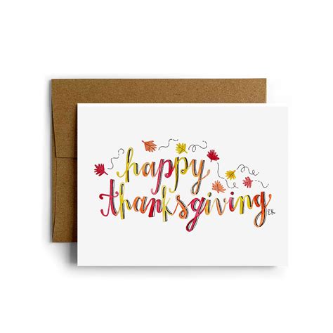 Happy Thanksgiving Greeting Card Eileen Graphics