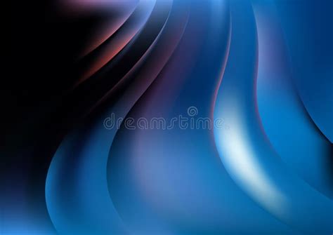 Abstract Black Red And Blue Vertical Wave Background Vector Graphic