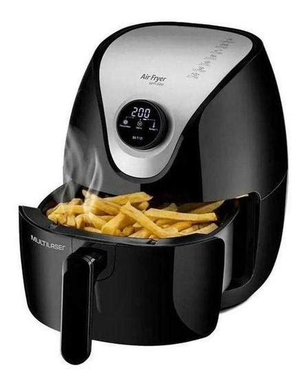 Fritadeira Elétrica Sem Óleo Air Fryer Qualidade Multilaser Cor Preto