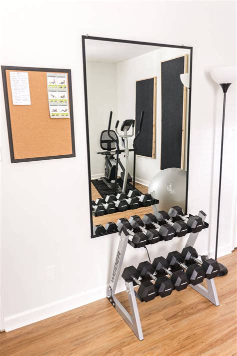 DIY Home Gym Mirror that is super affordable! - Your Home Renewed