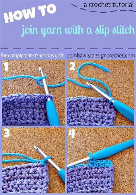 How To Join New Yarn with a Slip Stitch