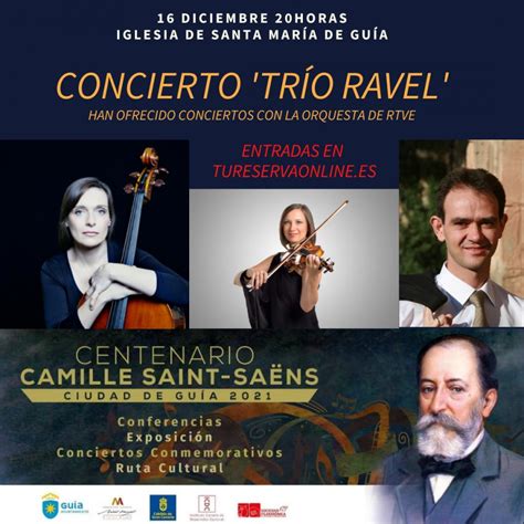 Guía Concierto del Trío Ravel miembros de la Orquesta de RTVE este