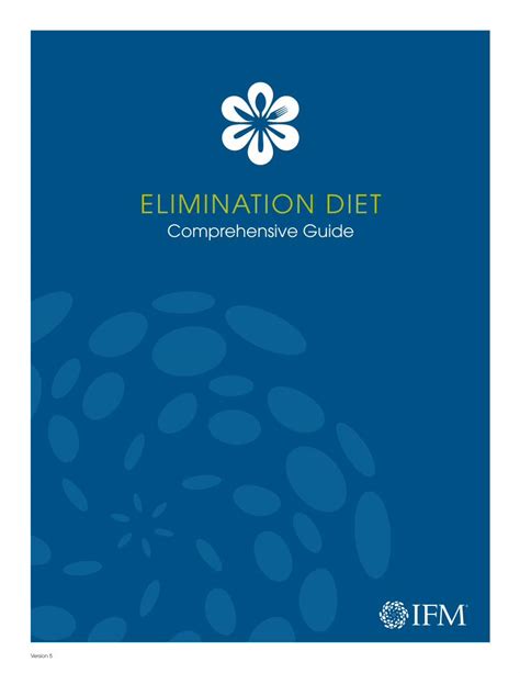 Pdf 15ifm07 Elimination Diet Comprehensive Guide  Ifm N Elimination Diet Comprehensive