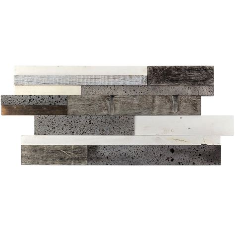 Ivy Hill Tile Timber Brown White Gray Wood In X In Mosaic