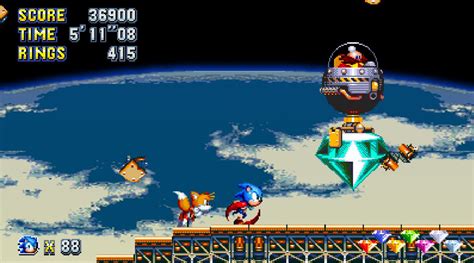 Sonic Mania Eggman Sprites