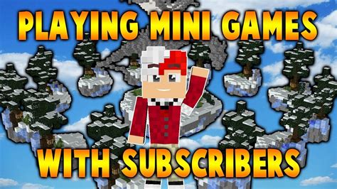 LIVE MINECRAFT Hypixel Mini Games With Subscribers P Join