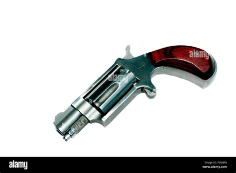 Derringer Gun Isolated On A White Background Stock Photo Alamy