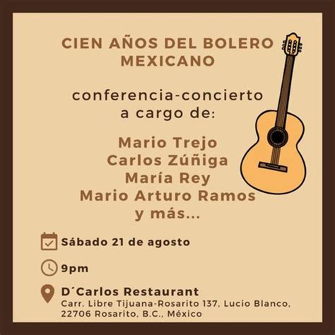 Cien Años Del Bolero Mexicano En Rosarito En Rosarito Bc