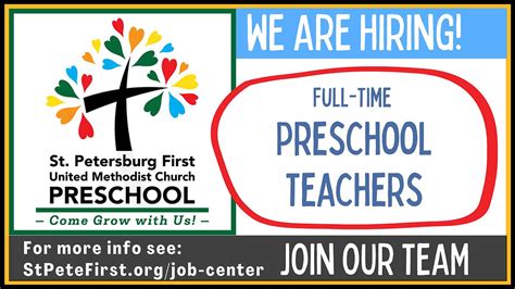 Join Our Team Preschool Teachers