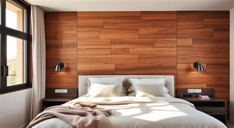 Painel De Madeira Quarto - Painel de Madeira no Quarto: Muito Estilo e Conforto