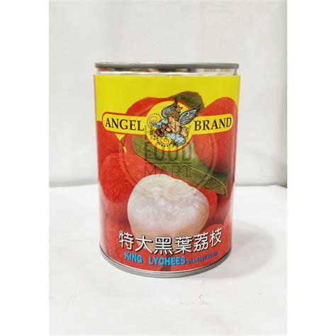 Jual HALAL ANGEL BRAND KING JUMBO LYCHEE 565G BUAH LECI KALENG LECI