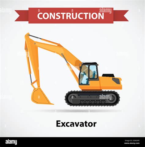 Excavator Stock Vector Images Alamy