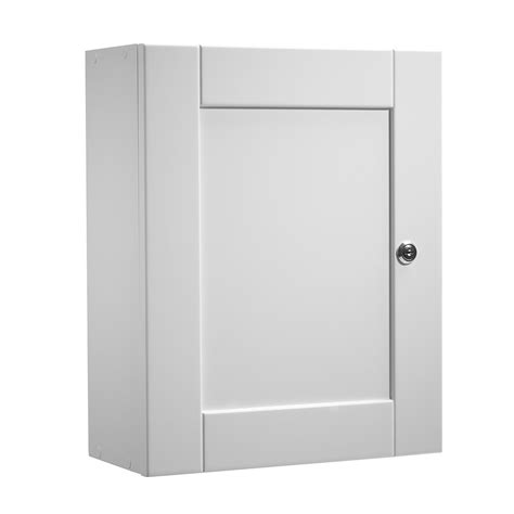 Roper Rhodes Medicab Lockable Single Door Wall Cabinet White 334mm Med340