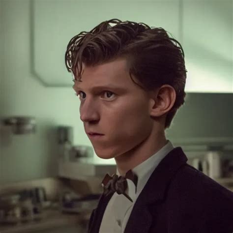 Tom Holland With A Beard As The New Doctor Who Stable Diffusion