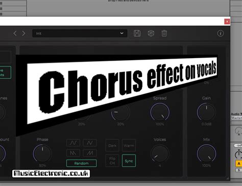 Chorus Effect On Vocals Musicelectronic