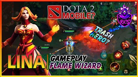 Dota Mobile Lina Auto Chess Moba Gameplay Flame Wizard Youtube