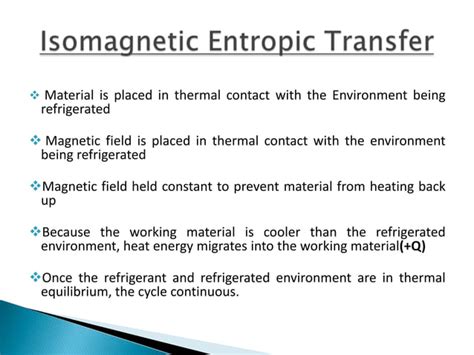 Magnetic Refrigeration Seminar Ppt