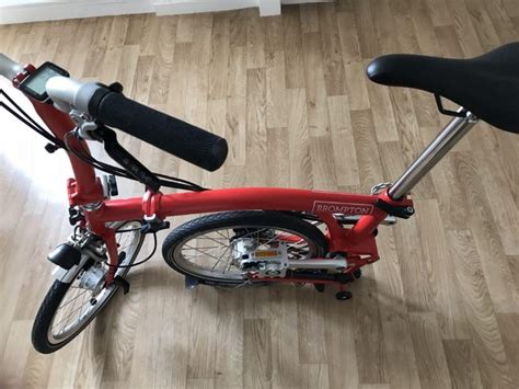 Brompton M L Rouge Occasion Reconditionn Vendre Son Velo