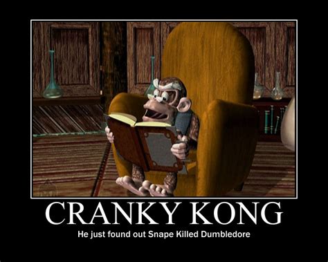 Cranky Kong Motivational by PantaroParatroopa on DeviantArt