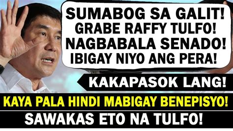 ATTENTION ALL SENIORS AND FILIPINO RAFFY TULFO UMAKSIYON NA