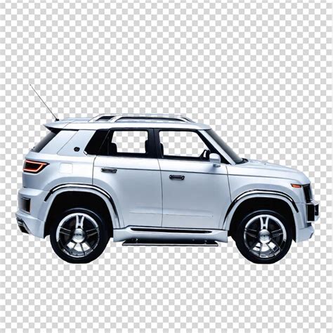 Premium PSD 3d Rendering Of A Brandless Generic Suv Car On A