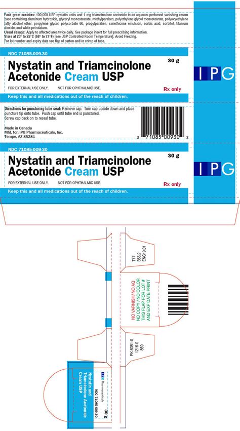 Nystatin And Triamcinolone Acetonide Cream Ipg Pharmaceuticals Inc