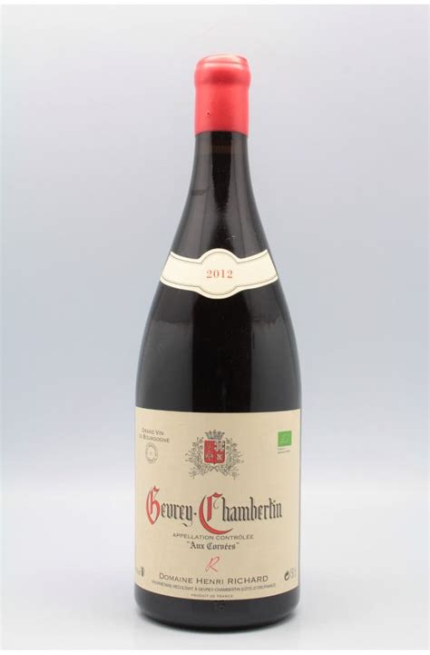 Henri Richard Gevrey Chambertin Aux Corvées 2012 Magnum