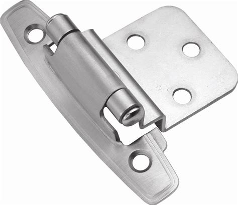 Surface Self Closing Hinge Self Closing 38 Offset 2 Pack Set Of 10 Satin Nickel