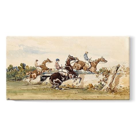 Course de chevaux toiles sur châssis Boutiques de Musées