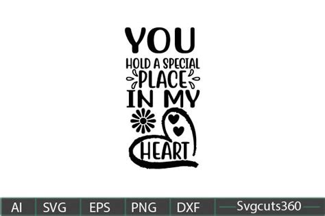 You Hold A Special Place In My Heart Graphic By Cutesycrafts360