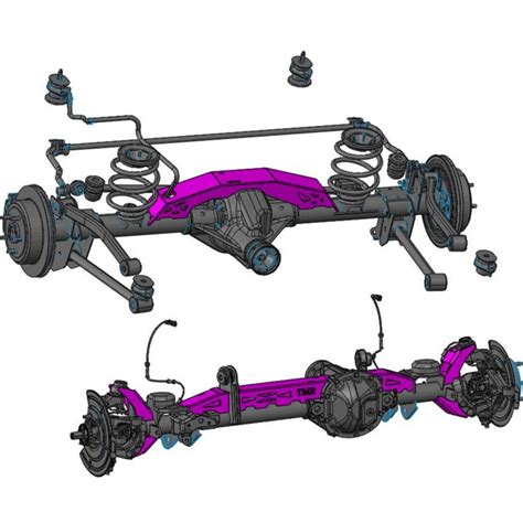 Jeep Jk Axle Armor Kit Dana 30 Frontdana 44 Rear Tmr Customs