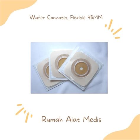 Jual Wafer Colostomy Bag Convatec Fleksibel Ukuran 45 Mm57 Mm70 Mm