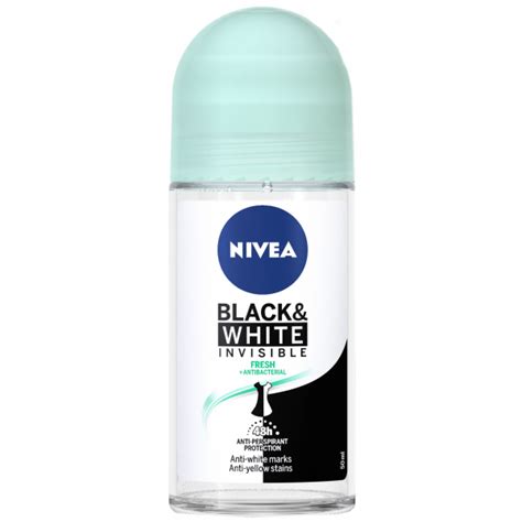 Deodorant Roll On Nivea Invisible Black White Fresh Ml