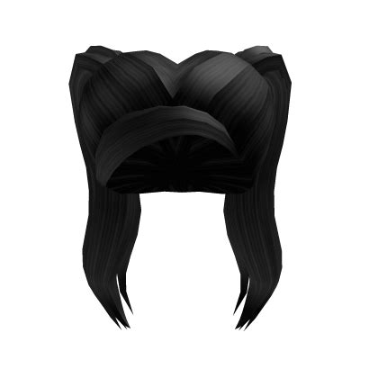 Long Popstar Pigtails In Black Roblox