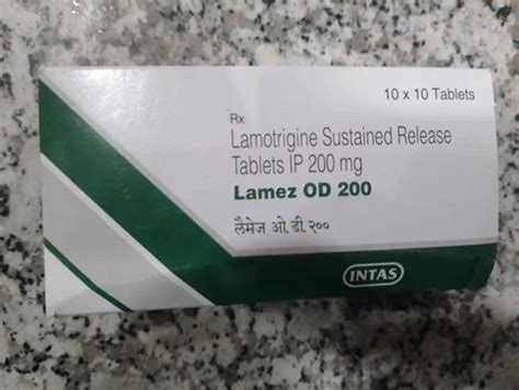 200mg Lamotrigine Sustained Release Tablet Ip At Rs 483stripe Lamotrigine Tablets In Varanasi