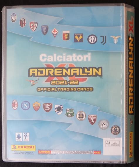 Empty Calciatori Adrenalyn XL 2021 22 Card Album Panini Sticker Singles