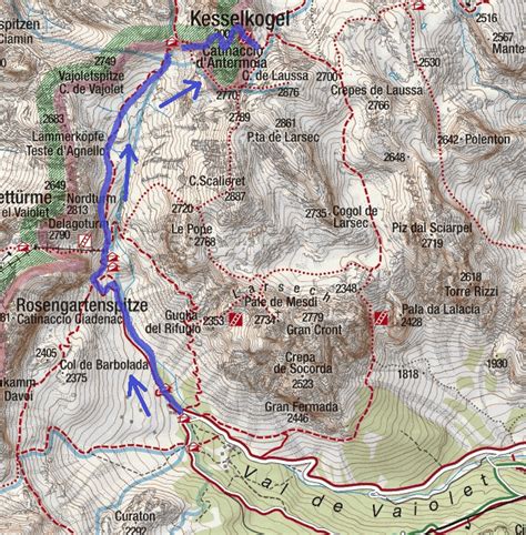 Ferrata Catinaccio Of Antermoia