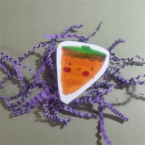 cute carrot sticker etsy