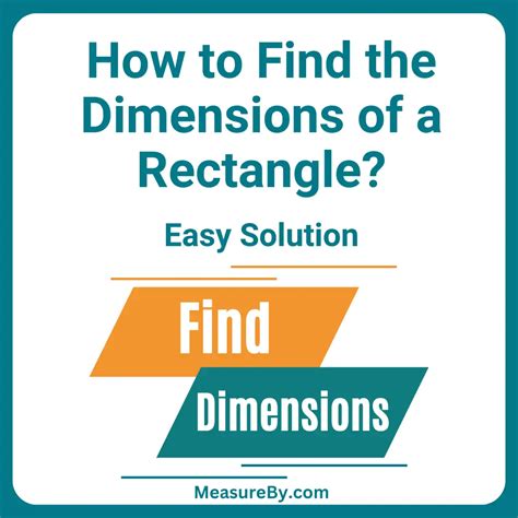 How To Find The Dimensions Of A Rectangle With Formulas