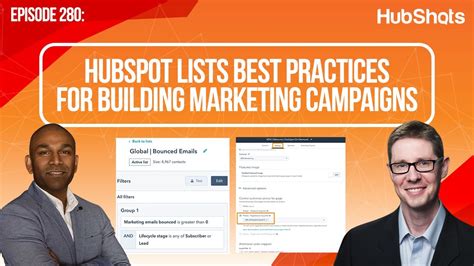 280 Hubspot Lists Best Practices For Building Marketing Campaigns