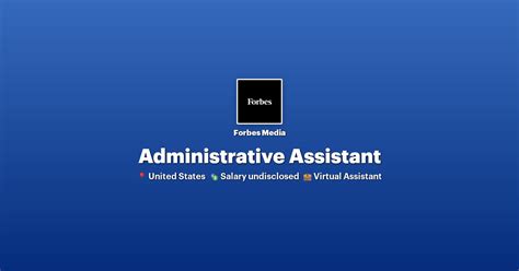 administrative assistant  forbes media