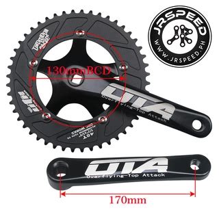 OTA Alloy Crankset 48T Single Speed Fixie Fixed Gear Bike Jrspeed