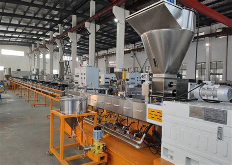 China Corn Starch Biodegradable Plastic Pellet Making Machine PP