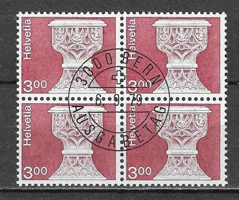 Timbres Suisse 1978 80 N 612 Bloc De 4 Oblit Kaufen Auf Ricardo