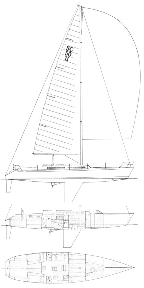 Santa Cruz 50 Sailboat Data Sheet