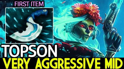 TOPSON Muerta Very Aggressive Mid With 1st Item Blink Dagger Dota 2