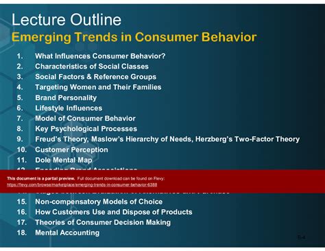 PPT Emerging Trends In Consumer Behavior 41 Slide PPT PowerPoint