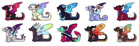 Closed Color Palette Wings Of Fire Adopts By Thedarkhuntresss On Deviantart